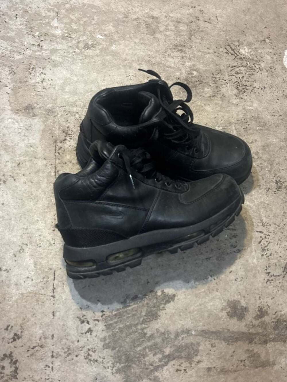 Nike Air Max Goadome ACG Black Leather Waterproof Boots 311567-001